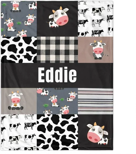 Miniatura 6 de Manta de bebé personalizada con nombre para niños y niñas, manta personalizada con temática de bosque, ropa de cama de franela suave para recién