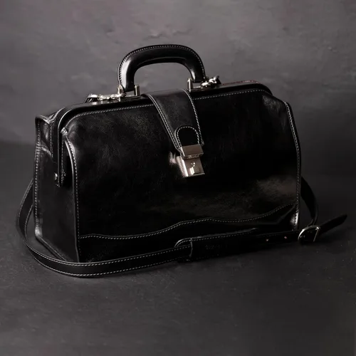 Miniatura 5 de Time Resistance Bolso médico de cuero - Bolso médico italiano hecho a mano - Bolso estilo vintage - Maletín de cuero real