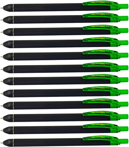 Miniatura 14 de Pentel EnerGel Kuro - Bolígrafo de gel líquido, (punta de 1/32 pulgadas - 0.7 mm) línea media, tinta negra, paquete de 12 (BL437R1-A)