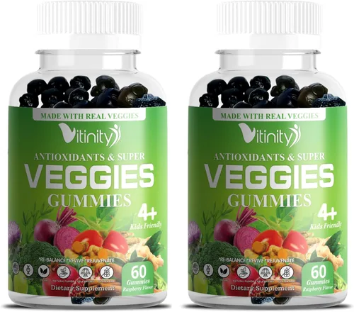 Miniatura 11 de Fabricado con cápsulas orgánicas de frutas y verduras, suplemento vitamínico vegetal superalimento para mujeres y hombres, mezcla de frutas