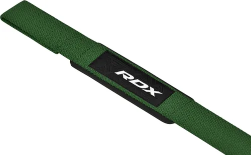 Miniatura 7 de RDX - Correas de elevación para levantamiento de pesas – Correa de muñeca de gimnasio resistente 100% algodón con acolchado de neopreno de 5 mm