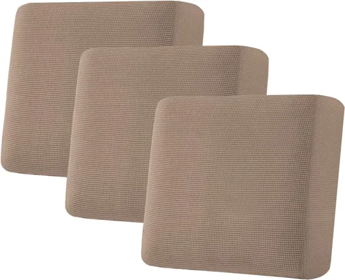 Miniatura 77 de H.VERSAILTEX Fundas Súper Elásticas para Asiento Individual, Fundas de Sofá, Fundas de Cojines, Juegos de Fundas, Tela Gruesa de Sarga con Textura