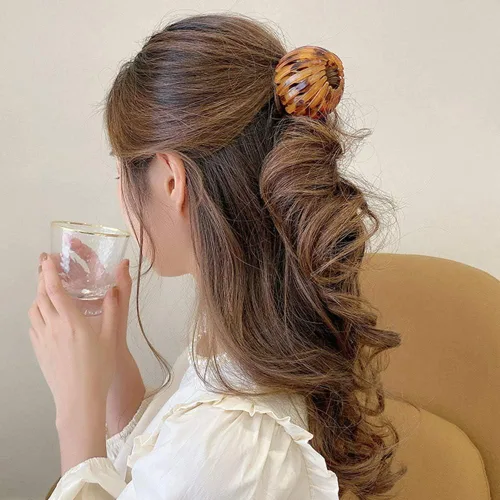 Miniatura 3 de Blue Birds - Pinzas para el pelo de nido de pájaro, pinzas para el pelo con cabeza de albóndiga, pinzas expandibles para cola de caballo y pasadores