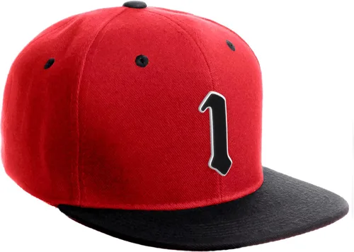 Miniatura 1210 de Daxton Gorra clásica con visera de billete plano con letras del alfabeto inglés antiguo de la A a la Z