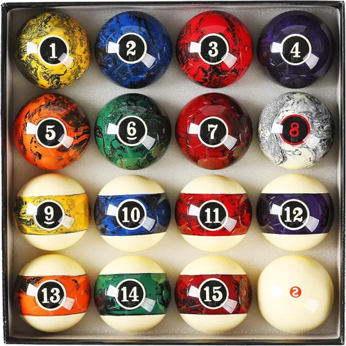Miniatura 12 de JAPER BEES Juego de Bolas de Billar Bolas de Piscina Set de Billar