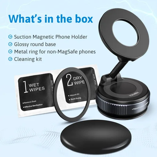 Miniatura 7 de Soporte magnético para automóvil, soporte magnético para teléfono para tu automóvil, soporte de teléfono de automóvil para Magsafe