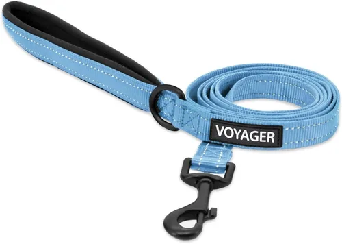 Miniatura 28 de Best Pet Supplies Correa reflectante Voyager para perros con mango de neopreno, para razas pequeñas, medianas y grandes, bonita y resistente