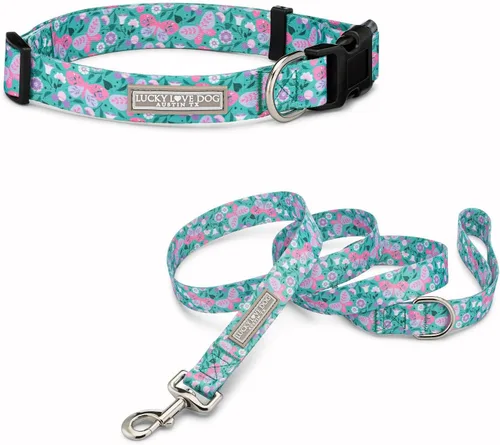 Miniatura 34 de Lucky Love Dog - Juego de collar y correa, diseño Ladybird Combo de collar de mariquita/correa