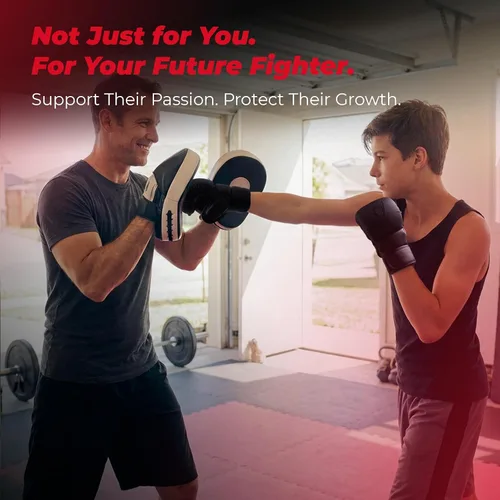 Miniatura 5 de LIBERLUPUS MMA Gloves for Men – Punching Bag Gloves for Men, Open Palm Training Gloves for MMA Sparring, Kickboxing, Muay Thai, Youth Self-Defense
