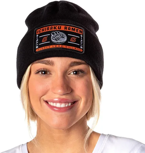 Miniatura 6 de Naruto Shippuden Ichiraku Ramen Hidden Leaf Village Gorro con calavera color negro Negro