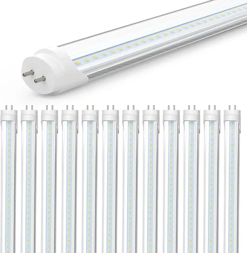 Miniatura 10 de Romwish Tubo de luz LED T8 de 36 pulgadas, 14 W (equivalente a 30 W), 1600 LM, luz diurna de 5000 K, tipo A+B Plug & Play o derivación de lastre, 3ft