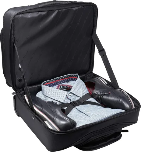Miniatura 9 de Alpine Swiss Maletín con ruedas para laptop con ruedas para llevar durante la noche, cuaderno de hasta 15.6 pulgadas, lleva archivos de tamaño legal