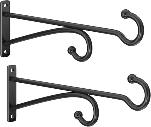 Miniatura 11 de Ganchos para colgar plantas de 6 pulgadas para interiores y exteriores, soportes de pared para plantas colgantes, canastas, campanillas de viento