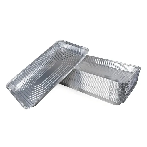 Miniatura 23 de IDL Packaging Sartenes de aluminio de tamaño completo para mesa de vapor, profundos, 21 x 13 x 3 pulgadas (paquete de 25) - Sartén desechable