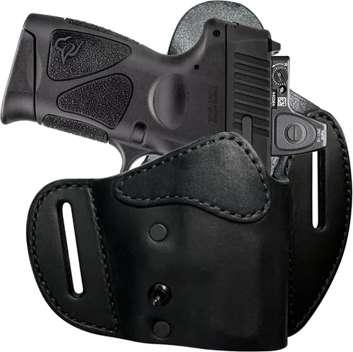Urban Carry LockLeather OWB RMR/RDS - Funda segura y cómoda de cuero/polímero híbrido para una ocultación óptima | Diestro | Compatible con una
