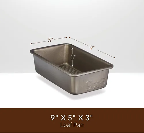 Miniatura 6 de GoodCook Best Ever - Sartén antiadherente de acero aluminizado texturizado, 9 x 5 pulgadas, champán