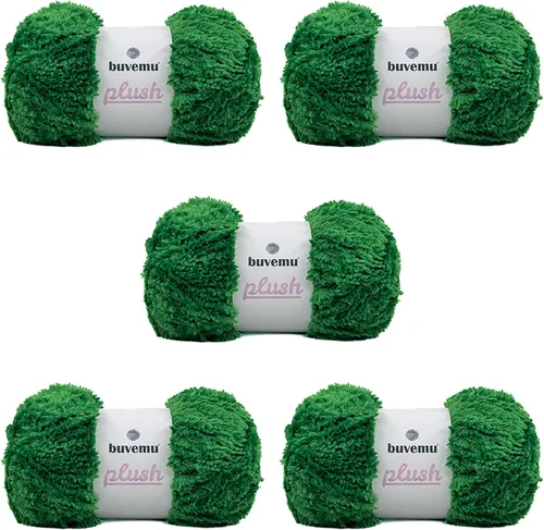 Miniatura 22 de Hilo de Pelo Sintético Super Suave y Grueso, Súper Suave y Esponjoso para Tejer, Crochet y Manualidades, 100 Gramos (3.53 Onzas) 109 Yardas