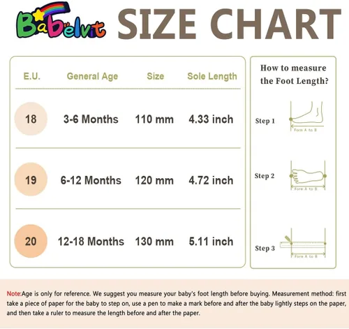 Miniatura 6 de Babelvit Zapatillas de lona con suela suave para bebé y niña, con cordones y cordones para bebé, botas unisex jasta el tobillo recién nacidos