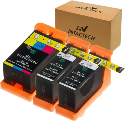 Cartuchos de tinta compatibles de repuesto para Dell V313, V313w, V515w, V715w, P513w, P713w (negro 2 Nos y Color 1 Nos, 3 unidades)