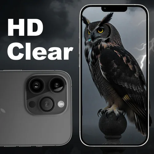 Miniatura 2 de CloudValley Protector de lente de cámara para iPhone 13 Pro - iPhone 13 Pro Max, película de vidrio templado, cubierta protectora de lente de Grafito