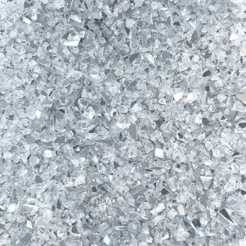 2lb/910g Vidrio de Espejo Triturado para Manualidades 6-8mm Resina Adhesiva Arte Decorativo DIY Piezas de Espejo Triturado Cristal de espejo de 2 lb