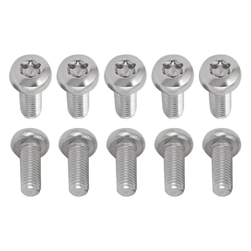 Miniatura 44 de DTGN Tornillos Torx de cabeza plana M1.0.236x0.118 in (DXL), paquete de 20, buenos para maquinaria, sujetadores de seguridad Torx de acero