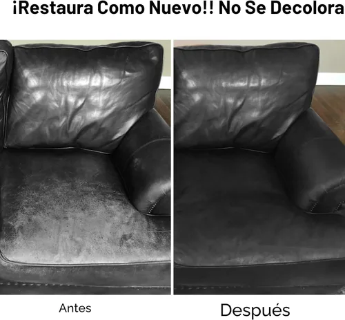 Miniatura 4 de Bálsamo recolorante de cuero negro, acondicionador restaurador de color de cuero, kits de reparación de cuero para muebles de vinilo, sofás