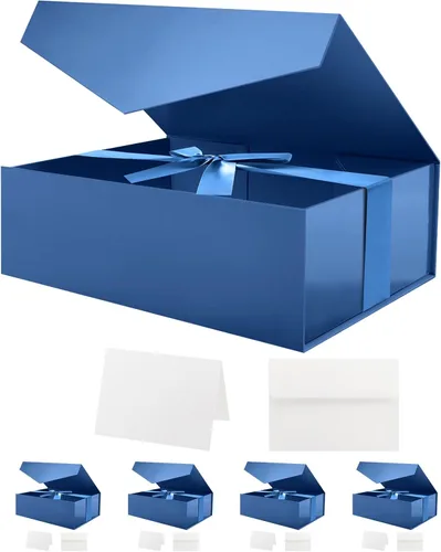 Miniatura 34 de HAPPY POTATO Caja de regalo grande con tapa y cinta, caja de propuesta de padrino, caja de regalo magnética para regalos