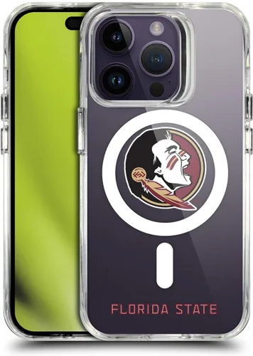 Miniatura 38 de Head Case Designs Funda de gel suave FSU Seminoles de la Universidad Estatal de Florida con licencia oficial compatible con Apple iPhone 13 Pro Max
