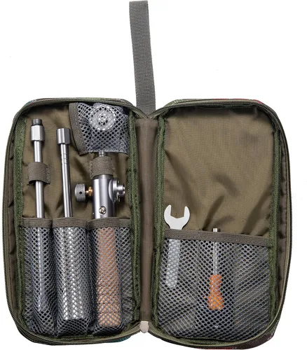 Miniatura 8 de Campingmoon - Antorcha para parrilla de campamento con cabezal de combustible doble, llama ajustable para principiantes de carbón con estuche