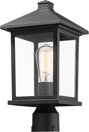 Miniatura 2 de Z-Lite 1 luz de montaje de poste 531PHMR-ORB