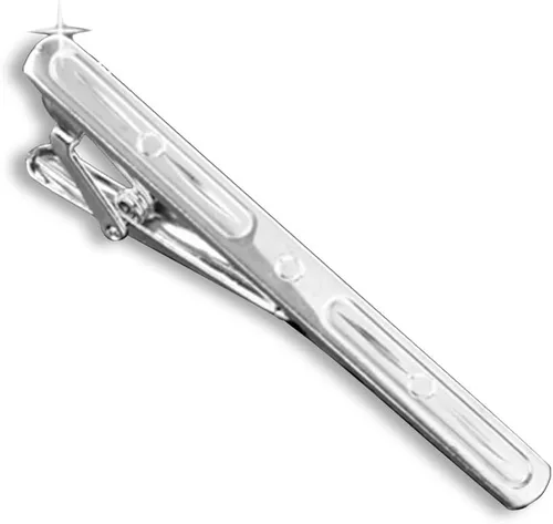 Miniatura 36 de Tie Clips for Men, Tie Clip, Tie Bar, Tie Bars for Men, Silver Tie Tack Pins Unique, Mens Lapel Pins for Suits Shirts, Neck Tie Clasps for Women
