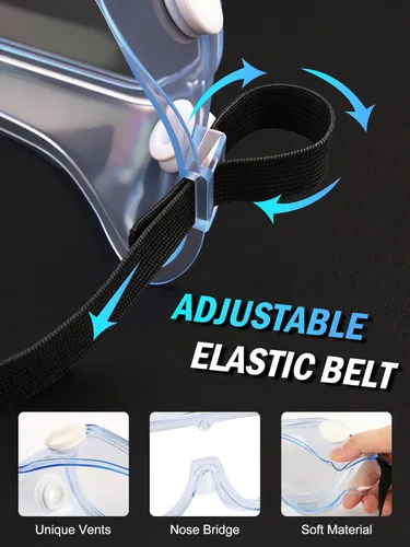 Miniatura 4 de 1 paquete de gafas de seguridad antivaho, gafas de seguridad protectoras, protección para los ojos