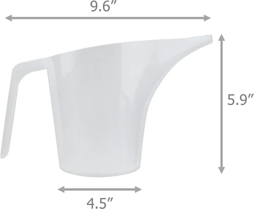 Miniatura 3 de EIKS Taza medidora de embudo de plástico con boquilla larga para rellenar moldes para magdalenas, moldes para hornear, saleros, masa