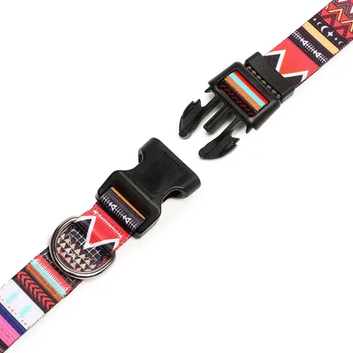 Miniatura 110 de Mercano Collar ajustable para perro, patrones de diseño especial, nailon suave, cómodo y resistente, collar para mascotas para perros pequeños
