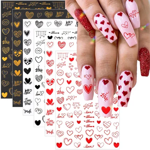 Miniatura 10 de winthrop 12 hojas de calcomanías de Pascua para uñas, tiras completas de esmalte de uñas, calcomanías autoadhesivas para arte de uñas, lindos huevos