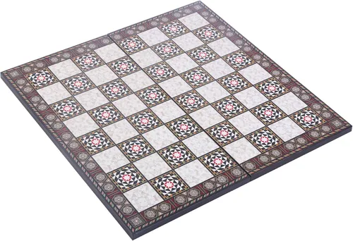 Miniatura 7 de Juego de ajedrez de metal otomano vs bizantino para adultos, piezas hechas a mano y diseño de mosaico, tablero de ajedrez de madera, tamaño King