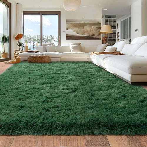 Miniatura 68 de Alfombras de Pasillo para Dormitorio 2x6 pies Alfombras de Pasillo para Pasillos Antideslizantes Suaves de Pelo Largo Alfombra de Cabecera, Alfombra
