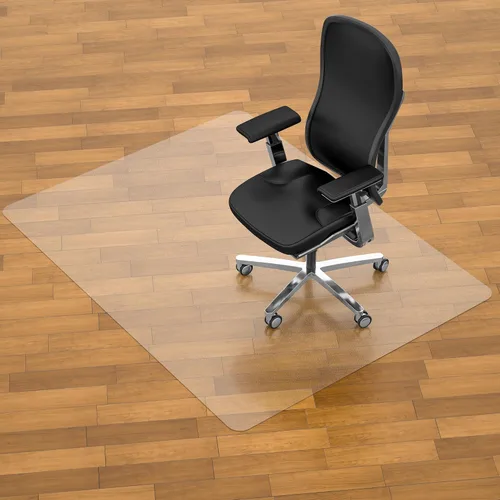 Miniatura 8 de 100pointONE Tapete para silla de oficina para suelos de madera dura, tapete de suelo fácil de deslizar para silla de oficina, alfombrilla