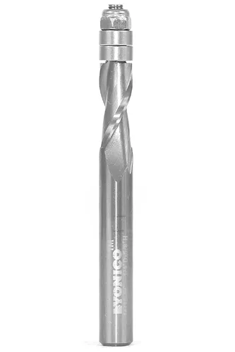 YONICO Broca de carburo sólido para enrutador de corte empotrado en espiral de 1/4 pulgadas con corte superior de 1/4 pulgadas 14119