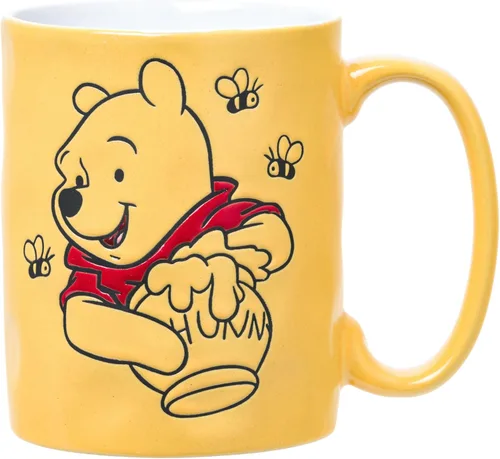 Miniatura 18 de Silver Buffalo Disney Winnie the Pooh Is It Monday Already With Eeyore - Taza de cerámica cónica, 18 onzas