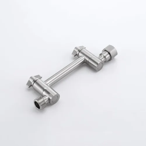Miniatura 2 de Extensión de Brazo de Ducha Ajustable, Brazo de Extensión de Cabezal de Ducha de 4 Pulgadas de Níquel Cepillado para Bajar o Elevar Cabezal de Ducha