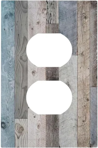 Miniatura 175 de Placa de pared decorativa en blanco de 1 gang sin dispositivo para receptáculo hippie de mediados de siglo 1970 años 60 abstracto boho años 70 sol