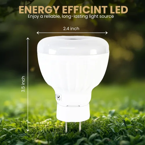Miniatura 4 de Sensor de movimiento brillante de 5 W, luz nocturna enchufable, salida de CA, color blanco frío, 6500 K, lámpara LED automática activada por