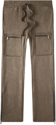 Miniatura 12 de Pantalones deportivos de gamuza sintética para mujer, pantalones de baile acampanados para hombre