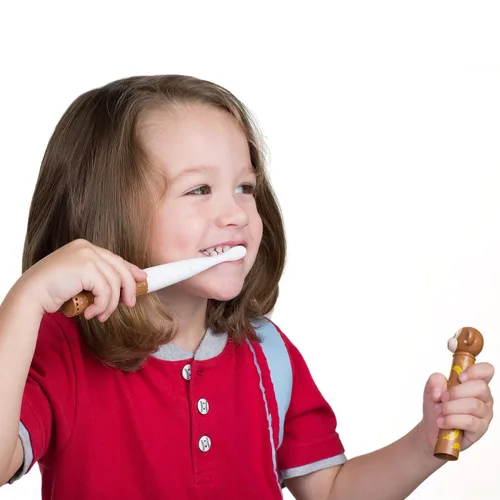 Miniatura 4 de Nuby Cepillo de dientes eléctrico con carácter animal, búho