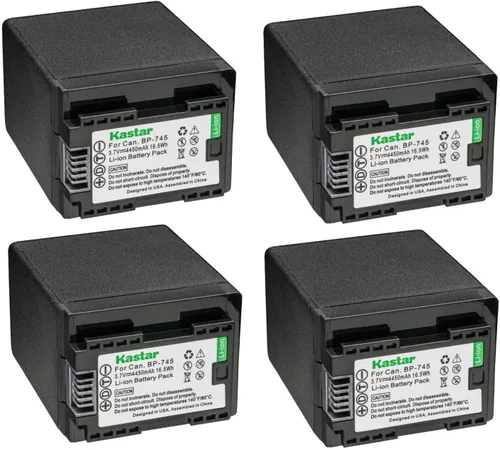 Miniatura 6 de Kastar Batería BP-745 de repuesto para Canon VIXIA HF M500 HFM500, VIXIA HF R30 HFR30, VIXIA HF R32 HFR32, VIXIA HF R36 HFR36, VIXIA HF R37 HFR37