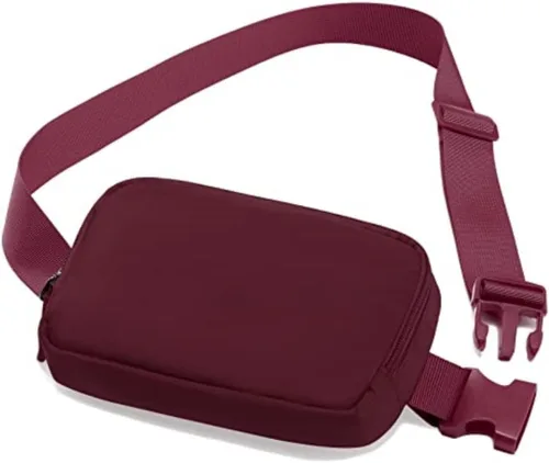 Miniatura 29 de Riñonera, bolsa para cinturón, correa ajustable ajustable de 40 pulgadas, para mujeres y hombres
