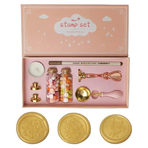 Juego de 3 sellos de cera personalizados, estilo europeo, vintage, juego de sellos de cera para invitaciones de boda, paquetes de vino, sobres de