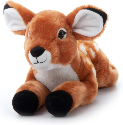 Miniatura 2 de The Petting Zoo Fawn - Animal de peluche, regalos para niños, animales salvajes del zoológico Onez, juguete de peluche de cervatillo de 17 pulgadas